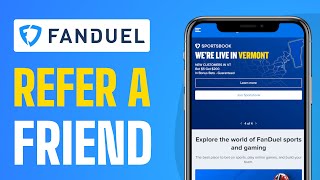 How To Refer A Friend on Fanduel  Full Guide 2024 [upl. by Abott725]