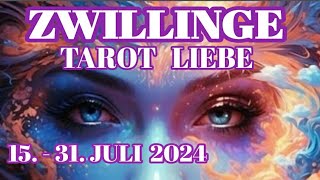 ZWILLINGE🎉🤩WER HÄTTE DAS GEDACHT💃1531JULI liebesorakel tarot kartenlegen alkana sternzeichen [upl. by Samy517]