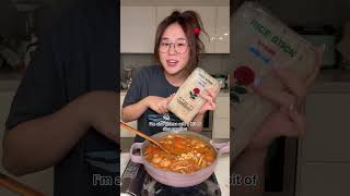 A BRAND NEW tteokbokki recipe teokbokki tomyum tomyumtteokbokki [upl. by Bucky]