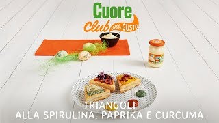 Triangoli alla Spirulina Paprika e Curcuma [upl. by Adnohs]