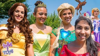 Elsa Tiana Jasmine Belle Rapunzel and Elena Princess Collection [upl. by Tompkins]