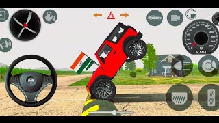 Double Flatbed Trailer Truck vs Speedbumps Train vs Cars  Tractor vs Train BeamngDrive [upl. by Stav899]