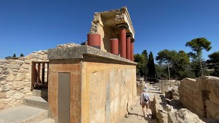 Minojski Pałac w Knossos Kreta  Knossos Palace [upl. by Allebasi]