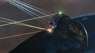 EvE Online I Lasers VS Goons I PVP [upl. by Ahsinet61]