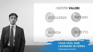 Lavorare in Cerba HealthCare Italia  Francesco Forziati [upl. by Raina]