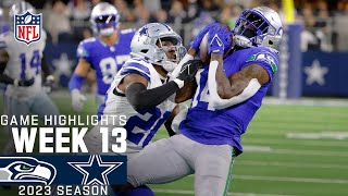 Seattle Seahawks vs Dallas Cowboys  2023 Week 13 Game Highlights [upl. by Sumner]