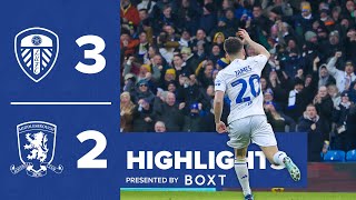 Highlights  Leeds United 32 Middlesbrough  Five goals and red card [upl. by Otto328]