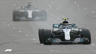 Top Five Moments  2018 Azerbaijan Grand Prix [upl. by Ellinej]