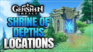 All Fontaine Hydro Shrine Of Depths Locations Part 3  How to get Keys 【Genshin Impact】 [upl. by Aihtnis252]