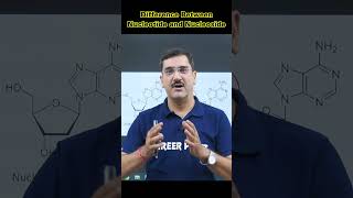 Difference between nucleotide and nucleoside biology shortvideo kotacoaching neet knowledge [upl. by Alrich423]