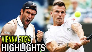 Matteo Berrettini vs Marton Fucsovics Round 1 Highlights  Vienna 2024 [upl. by Seigler]