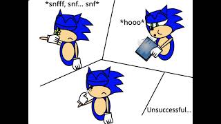 No audio Sonic has a Stuck Sneeze [upl. by Anauqat]