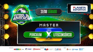 PERICULUM X LITISCONSORCIO  CAMPEONATO MASTER DA ADVOCACIA  31082024 [upl. by Sharos]