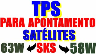 TP PARA APONTAMENTOS dos satélites 63w e 58w [upl. by Wilburt]