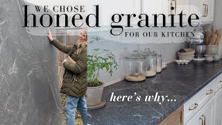 How We Transformed Our Cozy Cottage Kitchen with Stunning Honed Granite Countertops [upl. by Accalia544]