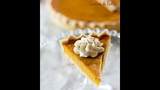 Recette de Tarte sucrée au Potimarron Pumpkin Pie فطيرة اليقطين [upl. by Chrisoula]