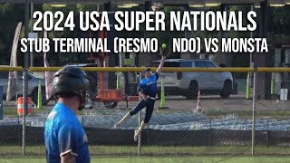 StubTerminal Resmondo vs Monsta  2024 USA Super Nationals [upl. by Bartosch]