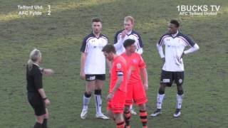 AFC Telford United v AFC Fylde [upl. by Nachison]