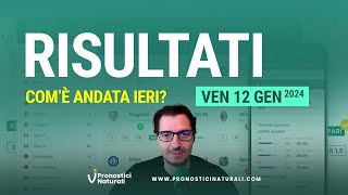 Risultati Tabellone Pronostici Naturali ieri Venerdì 12 gennaio 2024  2 bolle vincenti esempio [upl. by Alyakem]