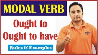 Ought toचाहिए Ought to haveचाहिए था  Modal Helping Verb in English Grammar [upl. by Euqinim160]