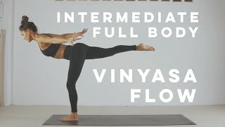 INTERMEDIATE FULL BODY VINYASA FLOW  yoga 60 minutes with ABSMO  2020 [upl. by Leay]