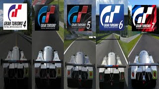 Evolution of the Sauber Mercedes C9 89 in Gran Turismo [upl. by Llain]