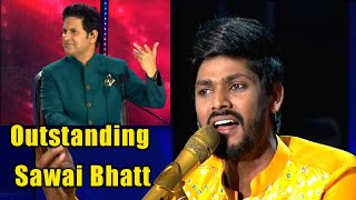 Outstanding Sawai Bhatt  On quotSaiyyanquot Song Performance  Indian Idol 12 [upl. by Elene]