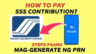 HOW TO PAY SSS CONTRIBUTION VIA GCASH  HOW TO GENERATE SSS PRN PAYMENT REFERENCE NUMBER BabyDrewTV [upl. by Sung232]