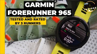 Garmin Forerunner 965 Review by 3 Runners Is this the best running watch of 2023 [upl. by Allx]