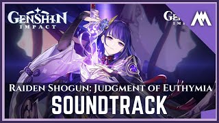 quotRaiden Shogun Judgment of Euthymiaquot  Character Demo Soundtrack  Genshin Impact [upl. by Ronald]