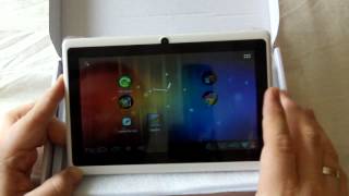 Allwinner 7inch A13 Android Tablet  Overclocked  review amp games PART 1 [upl. by Melisandra]