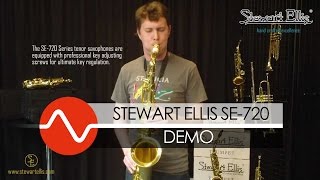 Andre de Laat about the Stewart Ellis SE720 tenorsax [upl. by Crispa]