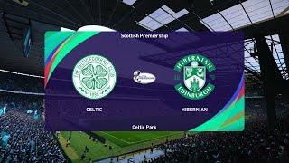 Celtic vs Hibernian 18082024 Scottish League Cup PES 2021 [upl. by Skye]