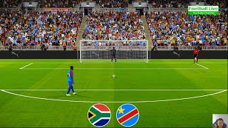 South Africa vs RD Congo  Penalty Shootout  Coupe dAfrique des Nations 2023  PES [upl. by Adnohser]