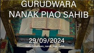 Hukam nama amrit vela gurudwara nanak piao sahib delhi 29092024 [upl. by Sesilu]