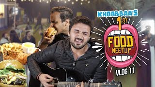 ASFAR HUSSAIN unplugged at KHAABBAA Meetup at CB 1  Music  Food  Meetup  VLOG  KHAABBAA [upl. by Seniag818]