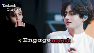 BTS Taekook Bl one shot 🦋 Engagement 🦋 fanficz7 bts taekook [upl. by Valery651]