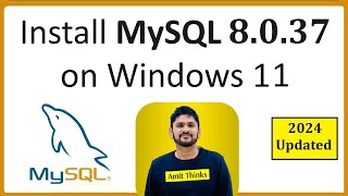 How to install MySQL 8037 Server and Workbench latest version on Windows 11 [upl. by Nnylyak]