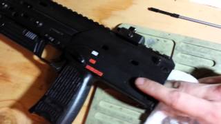 KWA Umarex MP7 gbb airsoft gun basic maintanence [upl. by Ttezil85]