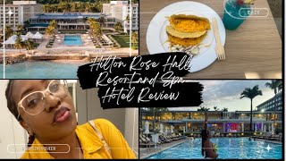 Hilton Rose Hall Resort and Spa Hotel Review Montego Bay  Guess who I met TravelwithQueen [upl. by Euqilegna]