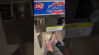 How to make the new blizzard at Dairy Queen shorts  morgannbook [upl. by Will]