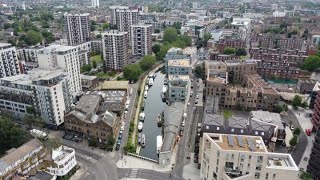 Stunning drone footage of Shoreditch Parks surroundings [upl. by Vins]