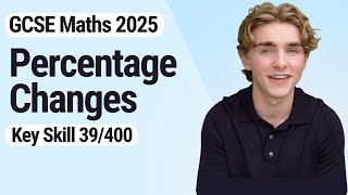 Percentage Change  GCSE Maths 2025  39400 [upl. by Azarcon]