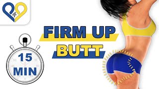 Firm up  toning buttocks workout  Level 1  No Music [upl. by Ilyse738]