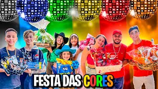 TEVE FESTA DAS CORES NA MANSÃO quem trouxe a cesta mais bonita [upl. by Merissa763]