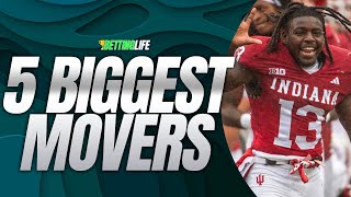 NCAAF Rankings Indiana Florida State and the 5 biggest movers this season [upl. by Cesaro]