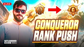 🔴CONQUEROR RANK PUSH STARTS  DAY 3  ROAD TO ACE  PKT GAMING bgmilive shortsfeed conquerorpush [upl. by Latvina]