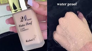 24 Hours water proof 💦 Liquid Foundation [upl. by Rexferd]