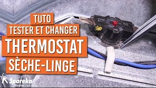 Comment tester et changer le thermostat dun sèche linge [upl. by Upali]