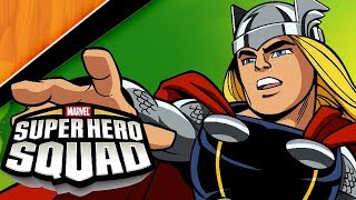 All Thor Scenes From Marvel Super Hero Squad The Infinity Gauntlet [upl. by Assyl]